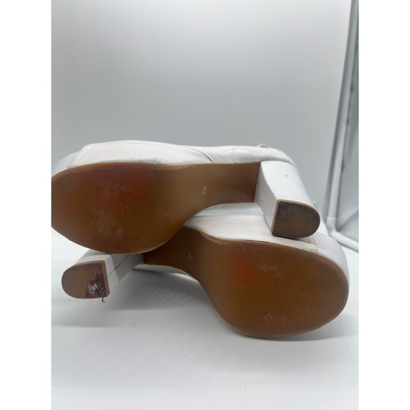 jeffrey campbell Havana Last platform heel white open toe High Heel Platform 5” - Picture 8 of 12